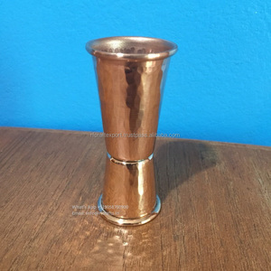 Nuevo diseño blanco grabado Metal Jigger 30-60ml cóctel medición esencial RFC Bar herramienta para el hogar restaurante y cóctel - Product Image 3