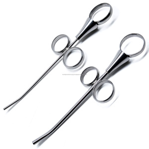 Instruments chirurgicaux dentaires en acier inoxydable, porte-amalgame manuel, poignée moletée argentée, classe I, certifié CE, WORLD SURGICAL - Product Image 1