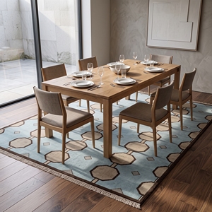 Vintage Geometric Area Rug <b>Soft</b> <b>Floor</b> <b>Mat</b> Decorative Carpet for Living Room Bedroom Home Decor - Product Image 4