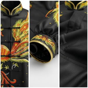 Uniforme d'arts martiaux personnalisé avec logo brodé, design unique, uniforme de kung-fu, tai-chi, uniforme de karaté personnalisé pour l'entraînement - Product Image 4