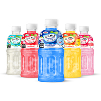 Groothandelsprijs 320Ml Pet Fles Lage Suiker Aardbei Sap Drinken Met Nata De Coco Oem/Odm Drank Fabrikant