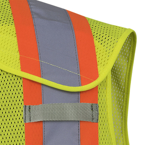 Fabricación OEM ODM, Chaleco de Seguridad Personalizado con su Diseño, Hecho de Tela de Poliéster para una Mayor Seguridad en la Construcción - Product Image 4