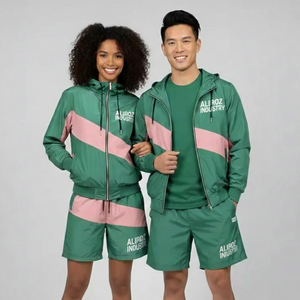 Survêtement coupe-vent Dry Fit à prix de gros, couleur unie, personnalisable, imperméable et léger - Product Image 5