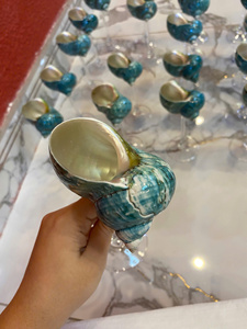 Wholesale Scallop <b>Shell</b> Wine Cup Natural <b>Abalone</b> Mother of Pearl Drinkware for Restaurant Supplies - Macy - Product Image 1