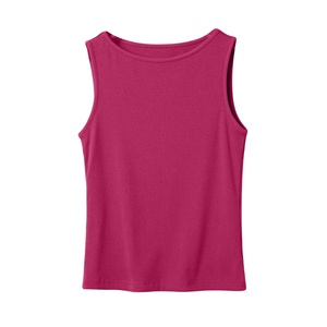 Top Deportivo de Algodón y Elastano de Alta Calidad para Mujer, Estilo Ribbed, Básico, Elástico, Liso, Blanco, Personalizado, Top Corto de Yoga para Mujer - Product Image 3