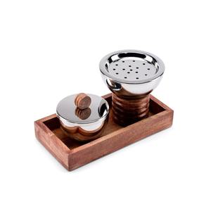 Stainless Steel Incense <b>Burner</b> Set with Perforated Design <b>for</b> Aromatherapy Use All-Season - Product Image 5