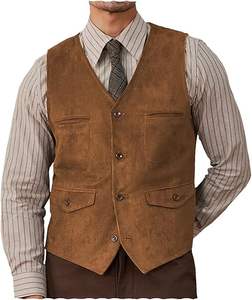 Chaleco de Cuero de Diseño Personalizado de Alta Calidad, Chaleco de Cuero para Hombre con Color Personalizado, Chaleco de Cuero de Alta Calidad para Ropa Urbana - Product Image 1