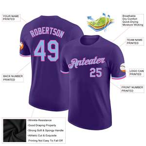 Camiseta Deportiva Personalizada de Nueva Temporada con Número de Jugador, Marca del Equipo, Manga Corta, Tela de Secado Rápido, Proveedor de Fábrica OEM - Product Image 2