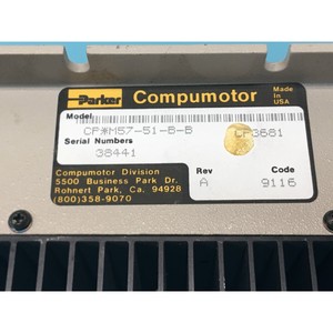 มอเตอร์สเต็ปเปอร์ PARKER COMPUMOTOR CP*M57-51-B-B - อุปกรณ์และอะไหล่เซมิคอนดักเตอร์ระดับโลกที่เชื่อถือได้ - Product Image 1