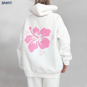 Personnalisation du logo sur un sweat à capuche 100 % coton pour femme, fabriqué au Pakistan, disponible pour tous les clients B2B. - Product Image 3