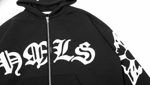 Sudadera con capucha y cremallera para hombre, estilo urbano, transpirable, personalizada, OEM, al por mayor - Product Image 3