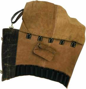 Sac à couteaux de chef en cuir véritable personnalisé, durable, nouveau design OEM, sac à couteaux de cuisine en cuir véritable LKR-0318 - Product Image 4