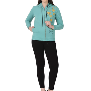 <b>Top</b> Trendy Low Price Wholesale Customizable <b>Women's</b> Breathable <b>Zip</b> <b>Up</b> Hoodie OEM Custom Design Wholesale Premium Quality Fashion - Product Image 6