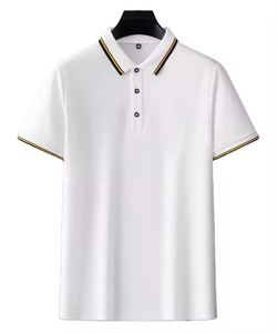 Camiseta Polo de Punto Bordada para Hombre, Estilo Casual, Verano, Manga Corta, Cuello con Botones, Logotipo, Servicio OEM Disponible, Venta al Por Mayor - Product Image 3