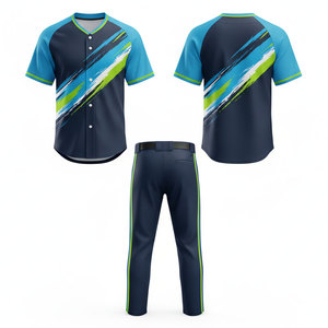 Pantalons de baseball en gros, maillots de baseball pour jeunes, uniformes de baseball en gros, haute qualité, personnalisés, imprimés, respirants, séchage rapide - Product Image 5