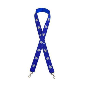 สายกระเป๋าถือทรงสี่เหลี่ยมประดับลูกปัดทำมือ งานปักลายมาร์ดิกราส์สีม่วงแบบกำหนดเอง งานปักมือสไตล์สปอร์ต - Product Image 2