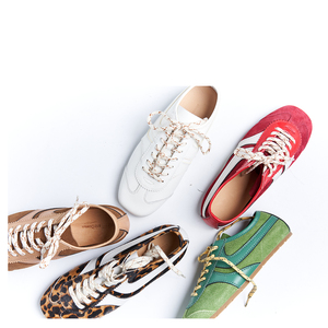 Femmes classique 2025 mode baskets décontracté dentelle formateurs coloré daim <span class=keywords><strong>cuir</strong></span> chaussures de course en gros concepteur baskets - Product Image 1
