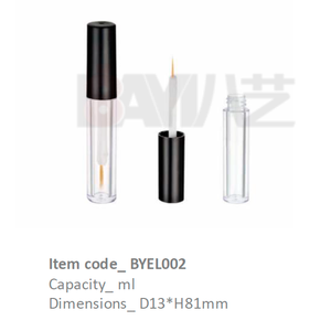 Tubes en plastique transparents vides pour eye-liner avec pointe de pinceau fine pour le maquillage - Product Image 1