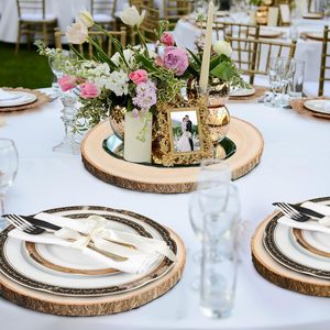 Paulownia Wood Rounds Wholesale Natural Rustic Eco-Friendly DIY Wedding Crafts - Product Image 2