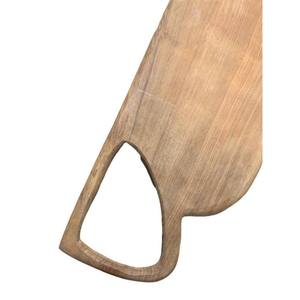 Planche à découper en bois d'acacia avec poignée, planche à découper en bois pour la cuisine, pour couper le pain, le fromage, la viande, les légumes, planche de service - Product Image 4