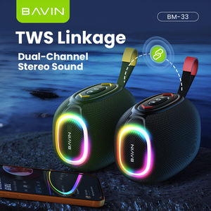 BAVIN Fashion RGB Light - Altavoz Inalámbrico Mini con Bluetooth 5.4, Resistente al Agua y al Polvo, con Potente Subwoofer de Bajos BM33 - Product Image 5