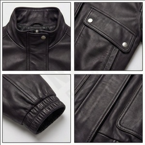 Tendance personnalisé femmes dernière conception chaud veste en cuir véritable à manches longues femmes veste en cuir 2025 personnalisé cuir dames - Product Image 4