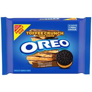Precio de Fábrica Galletas Sándwich Oreo Toffee Crunch Creme de Alta Calidad 20 x 275g Venta al por Mayor a Granel Exportación Snack Mayorista Profesional - Product Image 1