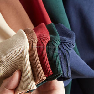 Custom Puff Print bordado Pullover 320gsm 100% algodón Unisex Satin Lined Mens Hoodies - Product Image 4