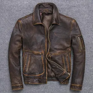 Blouson Bomber Unisexe en Cuir Véritable Haute Performance Hiver 2026 avec Logo sur le Devant en Toile Qualité Premium pour Moto à Capuche - Product Image 4