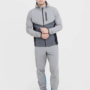 Veste softshell décontractée pour homme OEM avec capuche, col montant et logo frontal, couleur/taille personnalisable, haute qualité - Product Image 3