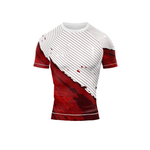 Custom Sublimation Rash Guard for <b>Men</b> Quick Dry <b>Compression</b> Sports <b>Shirt</b> - Product Image 3