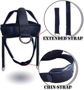 Neck Builder Harness Men Women Gym <b>Strength</b> <b>Training</b> MMA Boxing Workout OEM Supplier - Product Image 4