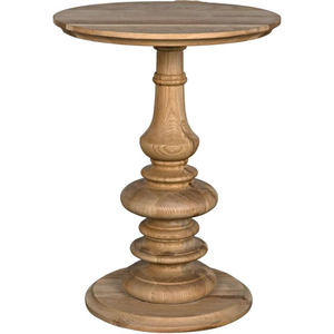 Amazing <b>Round</b> <b>Wood</b> <b>Coffee</b> <b>Table</b> With Tapered Base Midcentury Design Living Room Furniture Handmade Side <b>Table</b> - Product Image 3