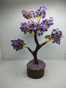 Arbre en pierres précieuses naturelles, arbre en quartz cristallin à multiples éclats, base en orgone, vente en gros d'arbres en pierres précieuses d'Inde - Product Image 2