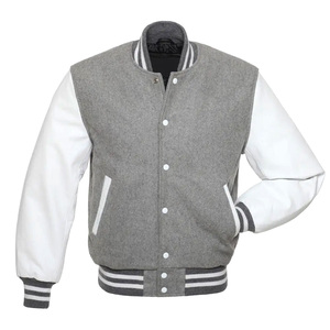 Excellent Quality <b>Men</b> Letterman Baseball <b>Jacket</b> for Casual Use Winter <b>Leather</b> Sleeve Varsity <b>Jacket</b> - Product Image 2
