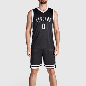 Conjuntos de Baloncesto Reversibles Sublimados Personalizados Unisex, Uniformes de Diseño en Blanco, Azul, Rojo y Negro para Adultos - Product Image 4