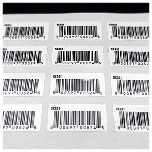 สติกเกอร์ติดบาร์โค้ดอลูมิเนียมสลักลายด้วยกาวแบบกำหนดเองพิมพ์ลาย - Product Image 1