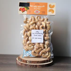 200g Flat Vacuumed Bag OEM Vietnam Specialty Premium Roasted Skinless Cashew <b>Nuts</b> ISO Certified Custom Grade - Product Image 6