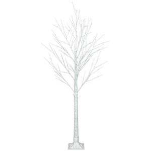 Albero di Natale Artificiale con Fiocchi di Neve, 4 Piedi, 48 Luci LED, Decorazione per Casa, Feste, Natale, Matrimoni - Product Image 1