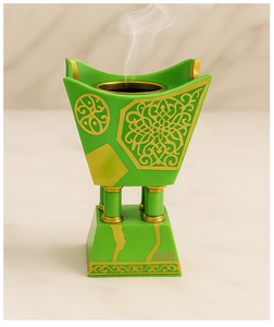 Difusor de Incienso de Oud Moderno y Ecológico, Hecho a Mano con Madera de Acacia y Resina Epoxi, Quemador de Bakhoor, Fragancia para el Hogar - Product Image 3