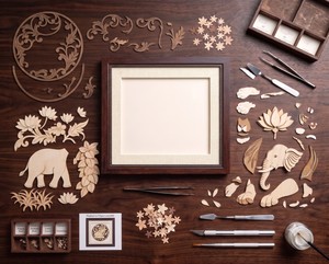 <b>Elephant</b> Premium Natural <b>Decorative</b> Wood Veneer Sheet Modern Design Wall Mounted Multifunction Storage Furniture Interior Design - Product Image 3