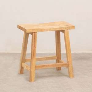Comfortable Sitting Wooden <b>Stool</b> Solid Wood Handmade Seat Compact <b>Low</b> Seating Furniture for Home Bedroom Living Room - Product Image 3