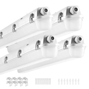 Lampada LED Impermeabile 4FT 60W 7400LM 5000K IP65 per Esterni e Semi-Esterni, Illuminazione Tri-proof per Ambienti Freddi - Product Image 1