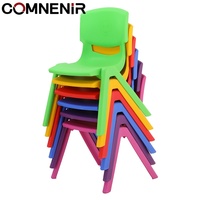 Chaise d'école en plastique empilable au design traditionnel, colorée en PP pour enfants, mobilier de salle de classe, garantie 1 an