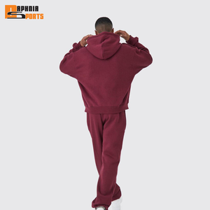 Conjuntos Deportivos de Hombre 100% Algodón, Hombros Caídos, Manga Larga, Forro Polar Cálido, Transpirables, Tallas Grandes Disponibles, Gran Venta - Product Image 4