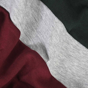 <b>Men's</b> Custom Contrast <b>Grey</b>, Red, Green Panel Design <b>Fleece</b> Pullover Hoodie With High Quality - Product Image 4