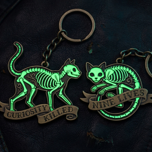 Porte-clés en métal personnalisés qui brillent dans le noir, Marktex - Product Image 3