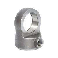 Soporte de bisagra para extremo de vástago de cilindro, forjado en caliente de acero al carbono, mecanizado por CNC, para carcasa de ojo de trunnion de cilindro hidráulico