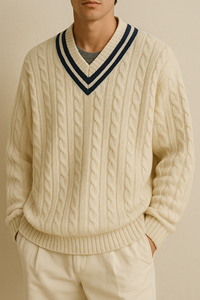 Men's 100% Cotton <b>Cardigan</b> <b>Sweater</b> Soft Warm Breathable Quick Dry V Neck Button Front OEM ODM Manufacturer Wholesale Supplier - Product Image 6