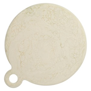 Plateau à fruits rond en résine FAIZA CRAFT, motif tourbillon blanc, écologique et de qualité alimentaire, pour service de cuisine et fêtes (vente en gros) - Product Image 3